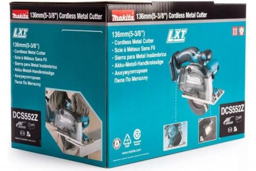 Дисковая пила по металлу Makita LXT DCS552Z