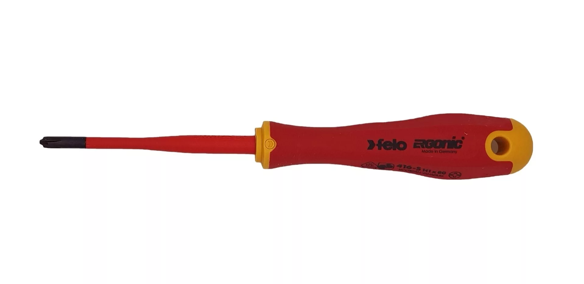 Отвертка диэлектрическая PH 1 +/- E-Slim Ergonic 41619290 Felo