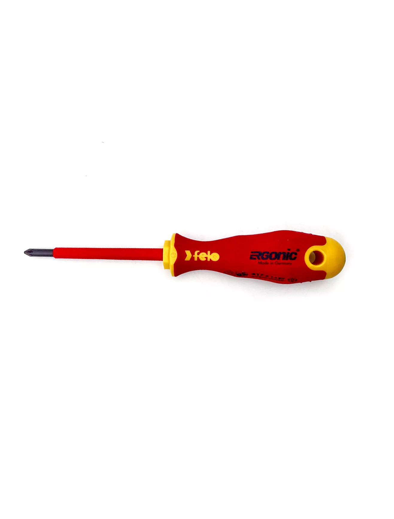 Отвертка диэлектрическая Ergonic крестовая +/- Z 1X80 41710290 Felo
