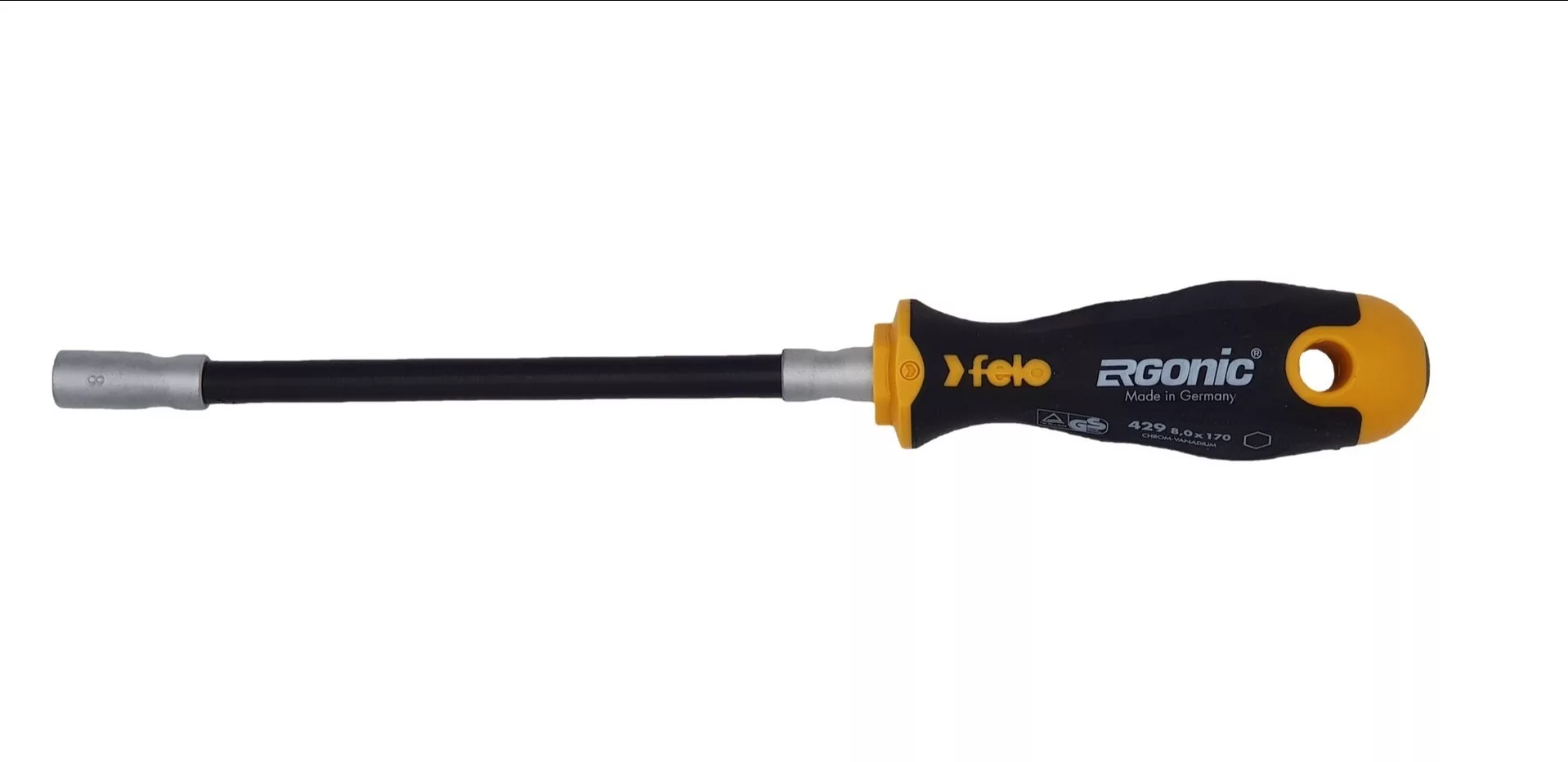 Отвертка Ergonic с гибким стержнем торцевой ключ 8,0X170 42908040 Felo