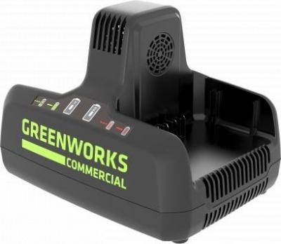 Быстрое зарядное устройство для 2-х аккумуляторов Greenworks G82C2, 82V, 8А 2939007