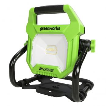 Фонарь светодиодный Greenworks, Арт. 3401307, 24V / 220V, без АКБ и ЗУ