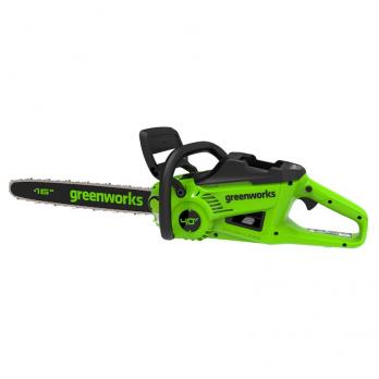 Цепная пила аккумуляторная Greenworks Арт.2008807UB, 40V, 40 см, 2000 Вт, бесщеточная, c1хАКБ 4 Ач
