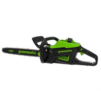 Цепная пила аккумуляторная Greenworks Арт.2008907UB, 60V, 40 см, бесщ., 2500 Вт, с1хАКБ 4 Ач и ЗУ