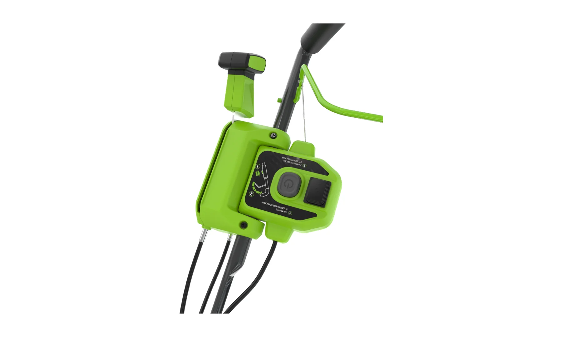 Снегоуборщик аккумуляторный бесщеточный Greenworks GD40STX2, с АКБ 8 Ач и ЗУ_1