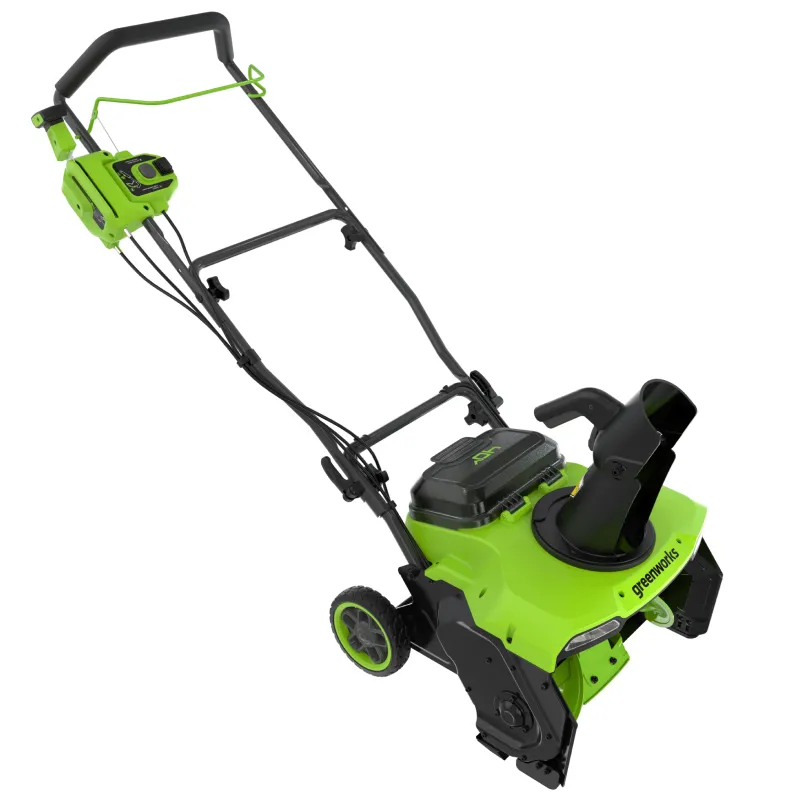 Снегоуборщик аккумуляторный бесщеточный Greenworks GD40STX2, с АКБ 8 Ач и ЗУ_5