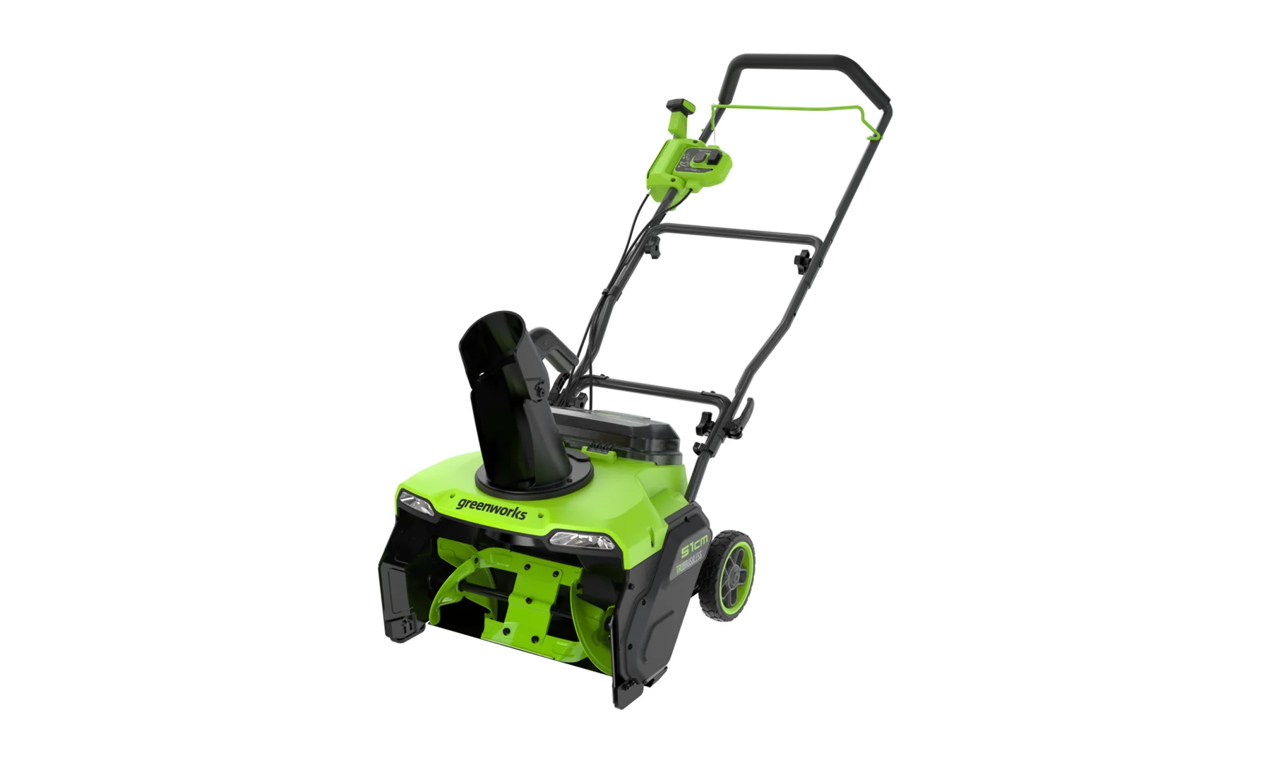 Снегоуборщик аккумуляторный бесщеточный Greenworks GD40STX2, с АКБ 8 Ач и ЗУ