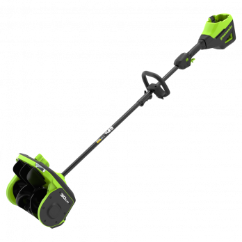 Снегоуборщик аккумуляторный Greenworks GD60SS2, 60V, 30 см, с регулируемым направлением выброса, бесщеточный, c 1хАКБ 4Ач и ЗУ (2603207UB)