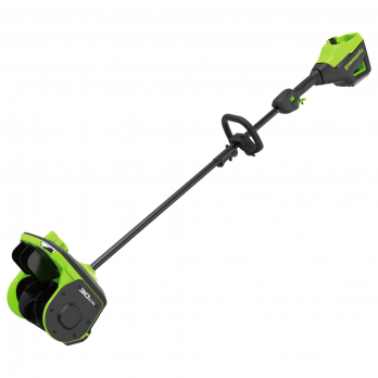 Снегоуборщик аккумуляторный Greenworks GD60SS2, 60V, 30 см, с регулируемым направлением выброса, бесщеточный, c 1хАКБ 4Ач и ЗУ (2603207UB)