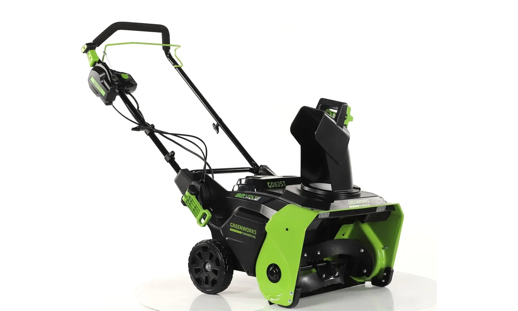 Снегоуборщик аккумуляторный Greenworks GD82STK5, 82V, 56 см, бесщеточный, c 1хАКБ 5Ач и ЗУ (2602507UB)