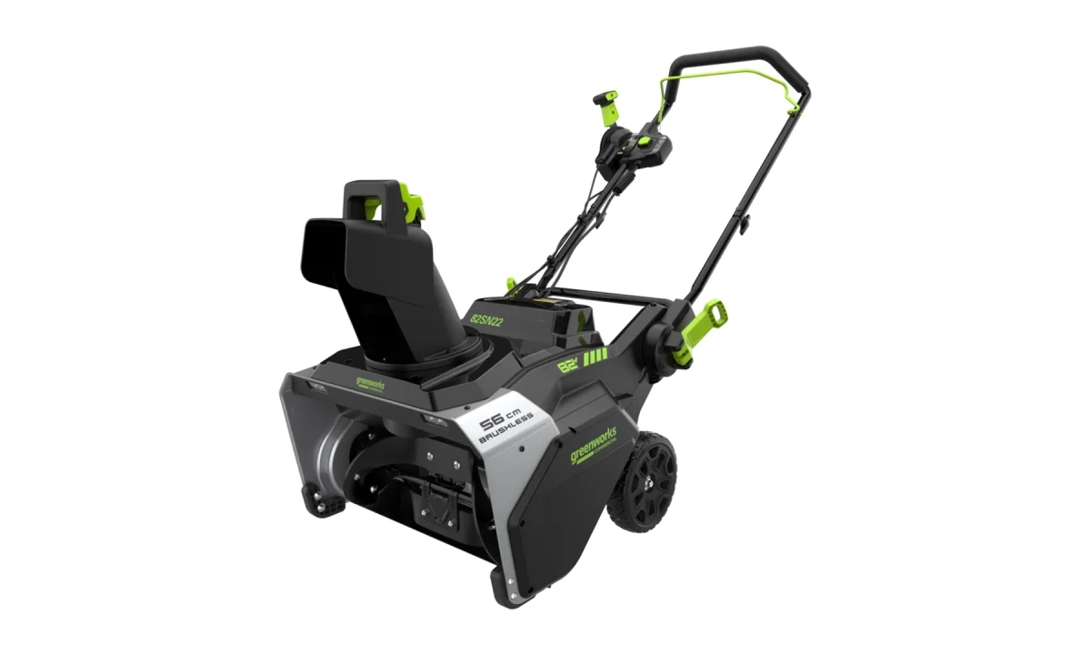 Снегоуборщик аккумуляторный Greenworks 82SN22, 82V, 56 см, бесщеточный, c 1хАКБ 8АЧ и ЗУ (2603307UH)_1