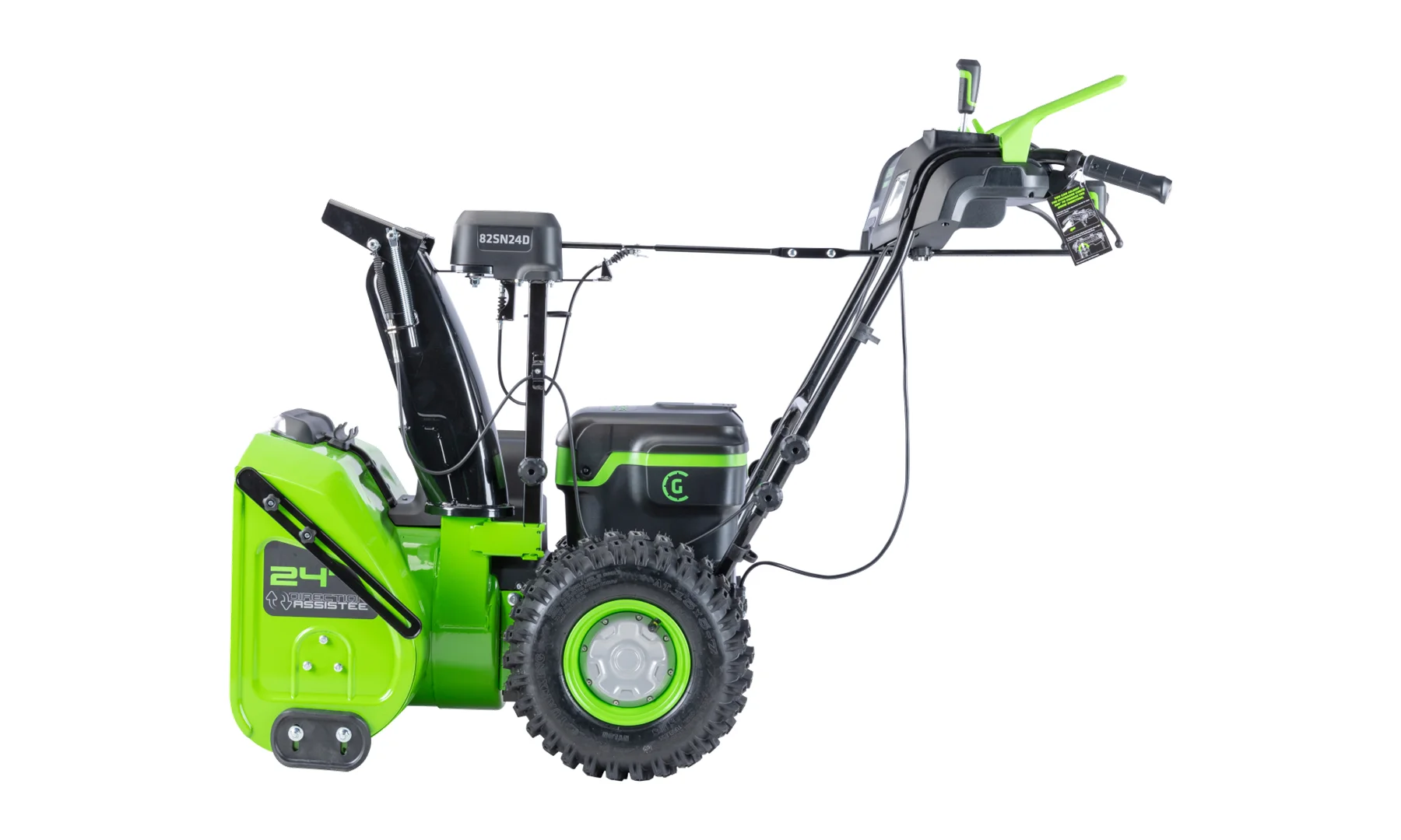 Снегоуборщик аккумуляторный Greenworks GD82ST56, 82V, 61 см, самоходный, бесщеточный, без АКБ и ЗУ (2602807)