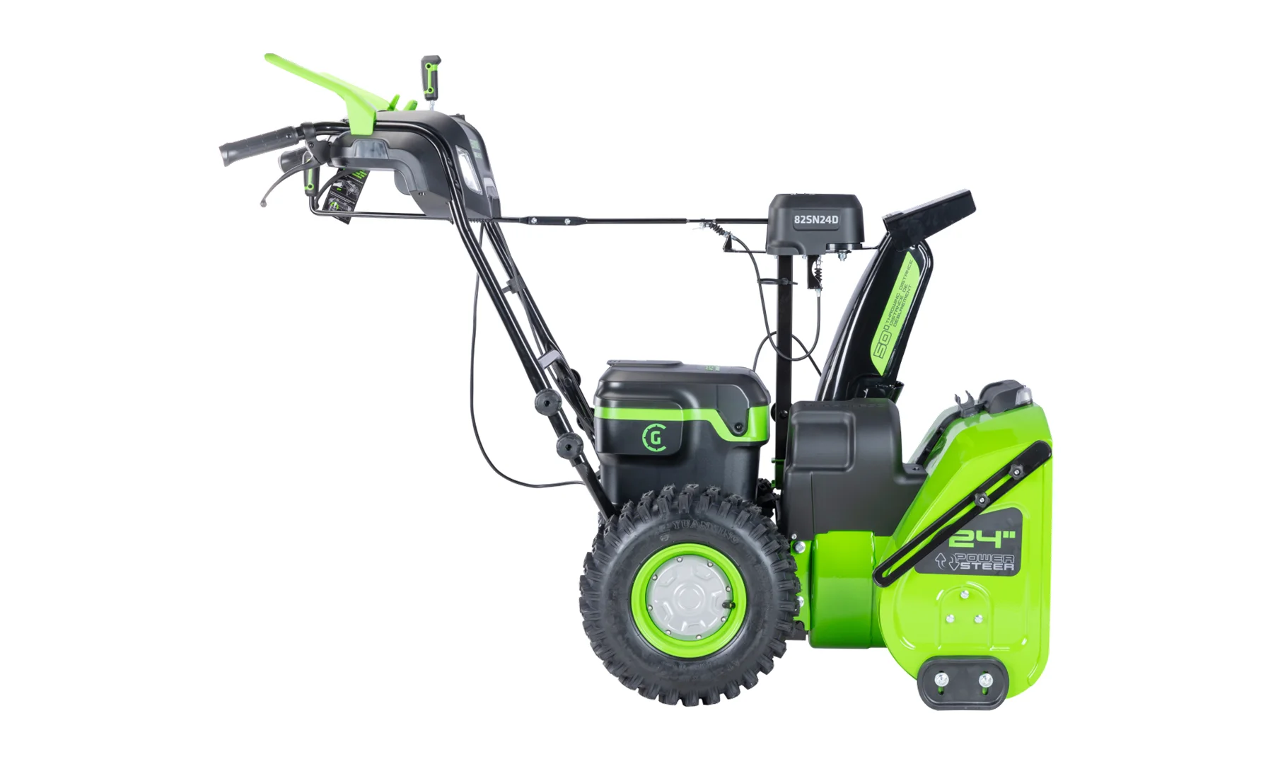 Снегоуборщик аккумуляторный Greenworks GD82ST56, 82V, 61 см, самоходный, бесщеточный, без АКБ и ЗУ (2602807)