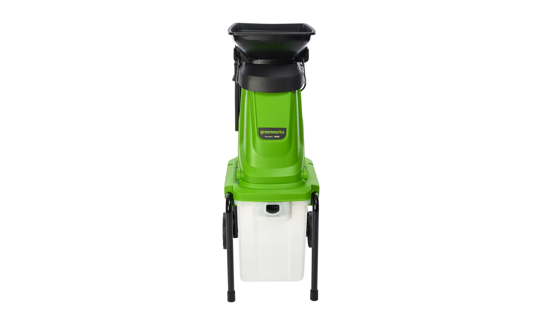 Измельчитель садовый электрический Greenworks Арт. 2208007, 220 В, 2800 Вт с контейнером