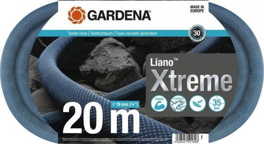 Шланг для полива GARDENA Liano™ Xtreme 20m, 3/4" 18480-20.000.00