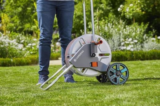 Тележка для шланга GARDENA CleverRoll M с комплектом для полива металлическая 18542-20.000.00 18542-20.000.00