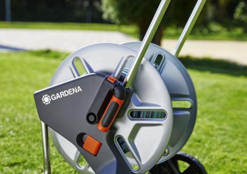 Тележка для шланга GARDENA CleverRoll M с комплектом для полива металлическая 18542-20.000.00 18542-20.000.00