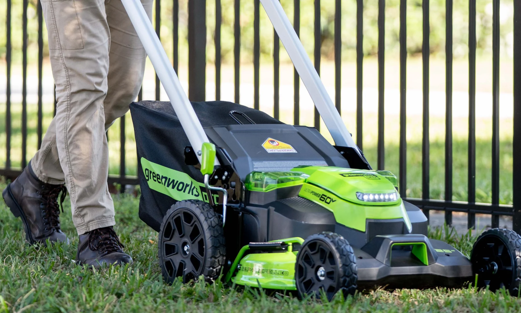 Газонокосилка аккумуляторная GREENWORKS 2519107 60V, без АКБ и ЗУ