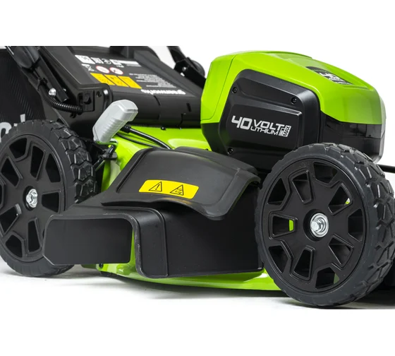 Газонокосилка аккумуляторная Greenworks GD40LM46HP, 40V, 46 см, бесщеточная, c 1хАКБ 4А*ч и ЗУ 2514407UB_9