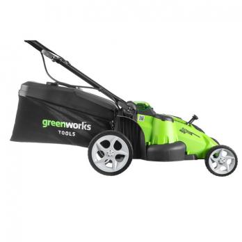 Газонокосилка аккумуляторная Greenworks G40LM49DB, TwinForce, 40V, 49 см, без АКБ и ЗУ 2500207