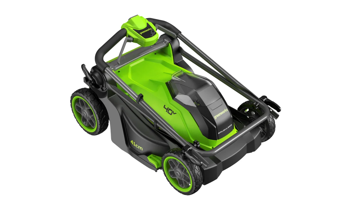 Газонокосилка аккумуляторная Greenworks GD40LM411, 40V, 41 см, бесщеточная,c АКБ 4Ач и ЗУ 2521007UB_7