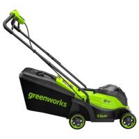Газонокосилка аккумуляторная Greenworks GD24LM331, 24V, 33 см, бесщеточная, c 1хАКБ 4Ач (2520607UB)_7