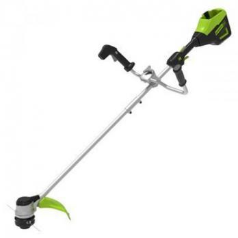 Триммер аккумуляторный Greenworks GD60BCBK4,60V, 40 см, бесщеточный с велосипедной ручкой, с АКБ 4Ач и ЗУ