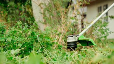 Триммер аккумуляторный Greenworks GD60BCBK4,60V, 40 см, бесщеточный с велосипедной ручкой, без АКБ и ЗУ 2108407