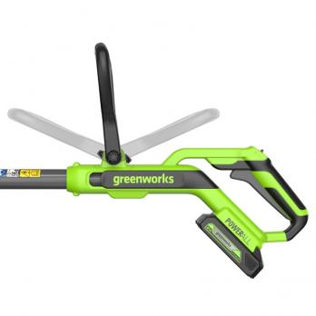 Триммер аккумуляторный Greenworks G24LT301, 24V, 30 см, с 1хАКБ 4А и ЗУ (2113207UB)